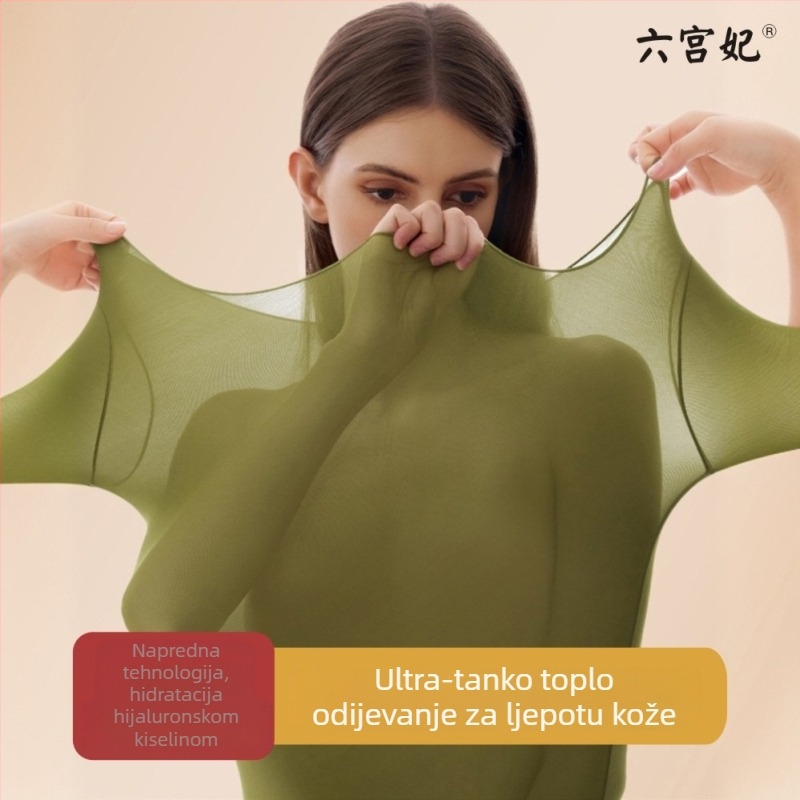 Ženski nylon bazni termalni komplet (gornji dio i hlače) antibakterijski, antistaticki, infracrveno grijanje, brzo sušenje