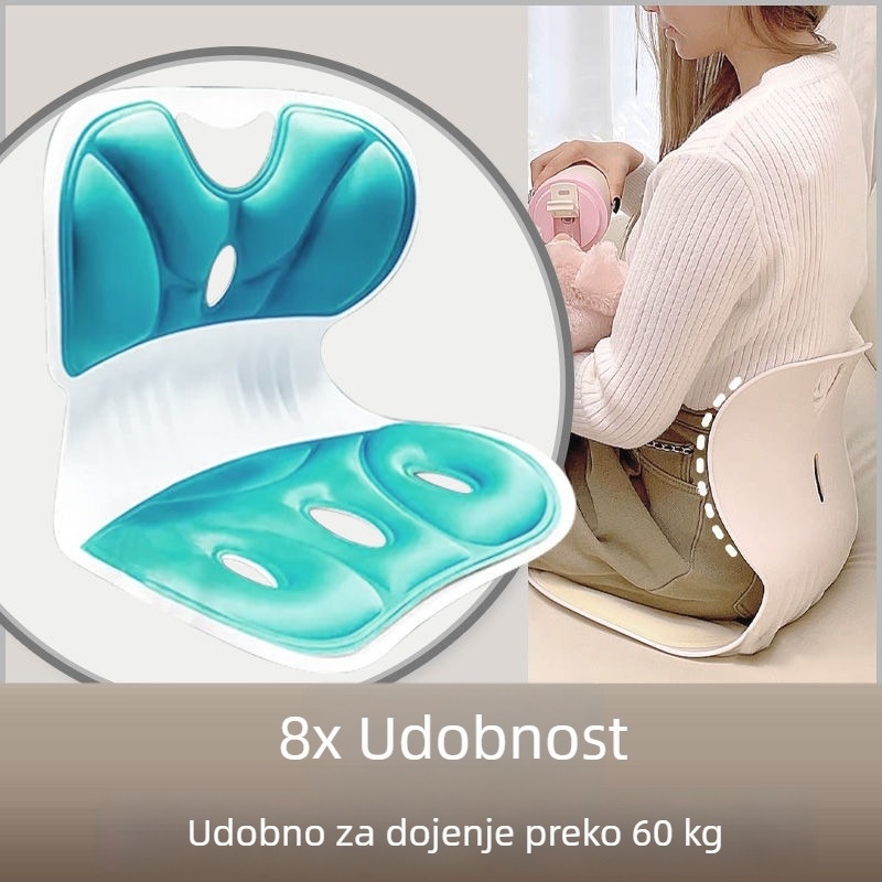 Porodna podrška za donji dio leđa s jastukom za dojenje i naslonom, jastuk za držanje bebe