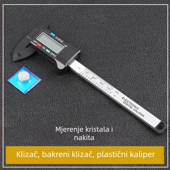 Mini digitalni Vernier kaliper za izradu nakita, visoka preciznost, elektronički kaliper
