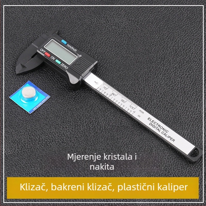 Mini digitalni Vernier kaliper za izradu nakita, visoka preciznost, elektronički kaliper
