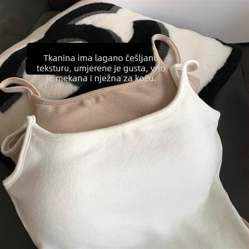 Termalna majica s fleec podstavkom i jastučićima za prsima – viskoza, kapuljača, jednofarbna, jesen-zima