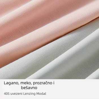 Ženske gaćice s visokim strukom od modalnog materijala, velika veličina, antibakterijska intimna zona, ugodan osjećaj kože, bez šavova