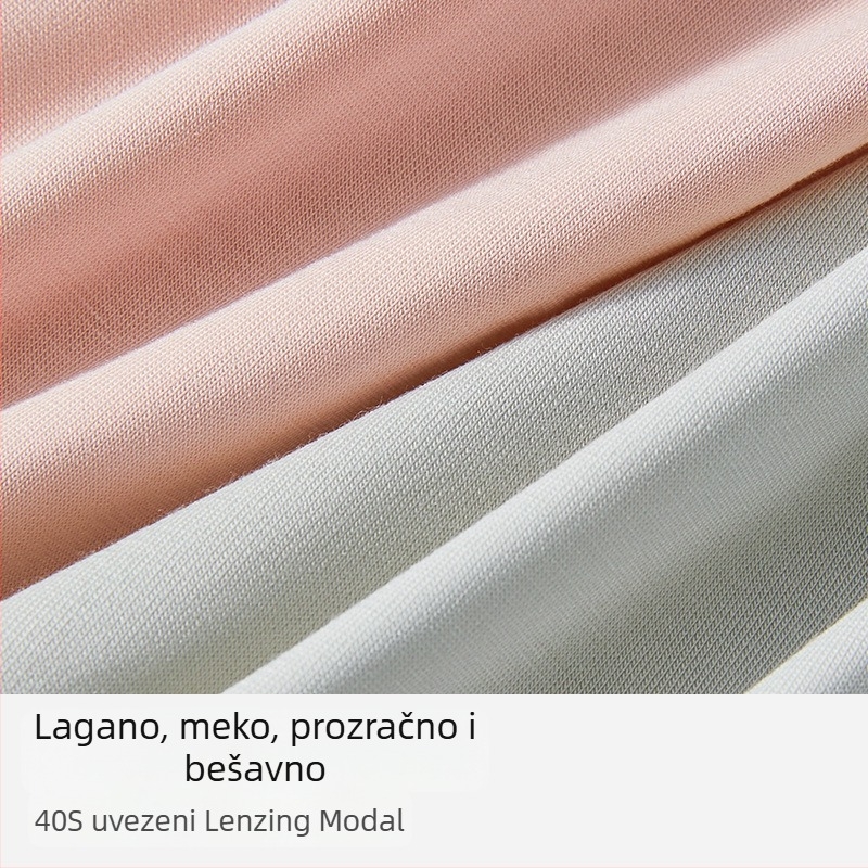 Ženske gaćice s visokim strukom od modalnog materijala, velika veličina, antibakterijska intimna zona, ugodan osjećaj kože, bez šavova