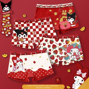 Dječje gaćice za djevojčice s karikaturnim dizajnom, prozračne, 95% pamuk 5% elastan, sigurnosna razina A, za uzrast 3–8 godina (jesen 2023)