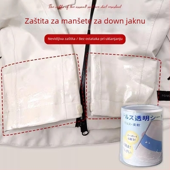 Zaštitna naljepnica za ovratnik - prozirna jednokratna zaštita protiv prljavštine za ovratnik košulje i rukave