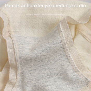 Gaćice za plus veličine s visokim strukom, bezšivne, oblikovanje tijela, pamuk u gusetu, prozračne, udobne za sve sezone