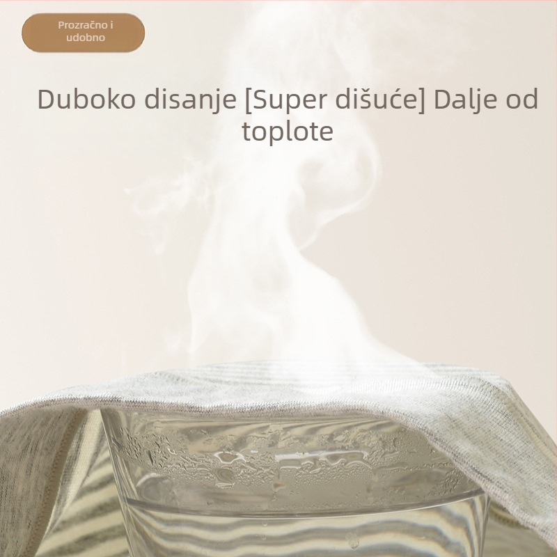 Ženske pamučne gaćice s visokim strukom, antibakterijske, prozračne, 95–100% pamuka, cvjetni uzorak