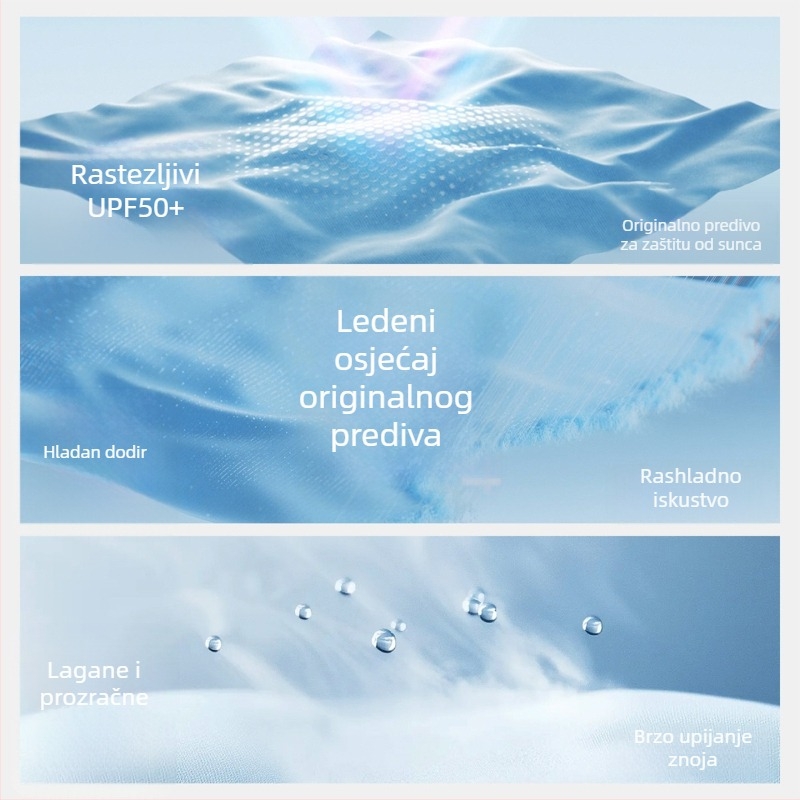 Ice Silk nadlaktni rukavi za muškarce i žene, UV zaštita, za vožnju na otvorenom