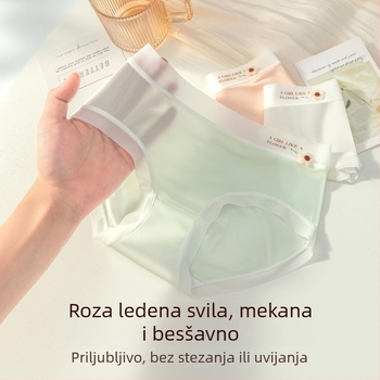 Ženske trokutaste gaćice, glavni materijal najlon, pamučna podstava, srednji pojas, patchwork tkanina