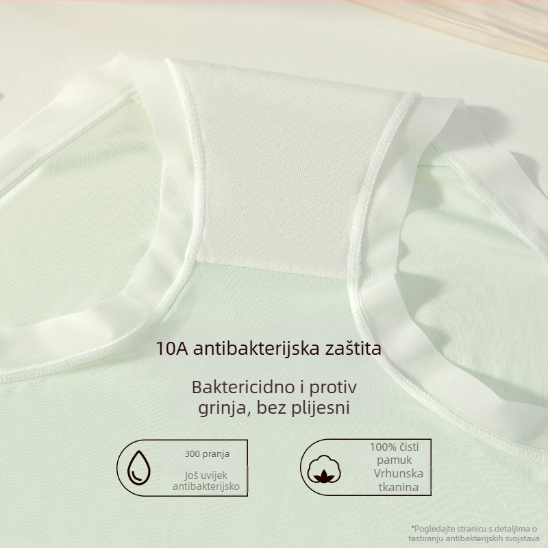 Ženske trokutaste gaćice, glavni materijal najlon, pamučna podstava, srednji pojas, patchwork tkanina