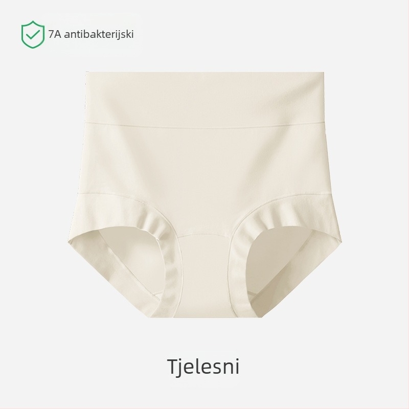 Ženske pamučne gaćice visokog struka, prozračne, antibakterijske, podizanje stražnjice, oblikovanje trbuha, u većim veličinama