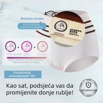 Ženske gaćice visokog struka s magnetskom pločom, đumbir i šafran, pojedinačno pakirane, bez pranja, podizanje zadnjice, prozračne, učvršćivanje abdomena