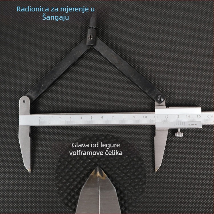Vernier kaliper s karbidnom iglom za graviranje i wolfram glavom; paralelni vodič za graviranje