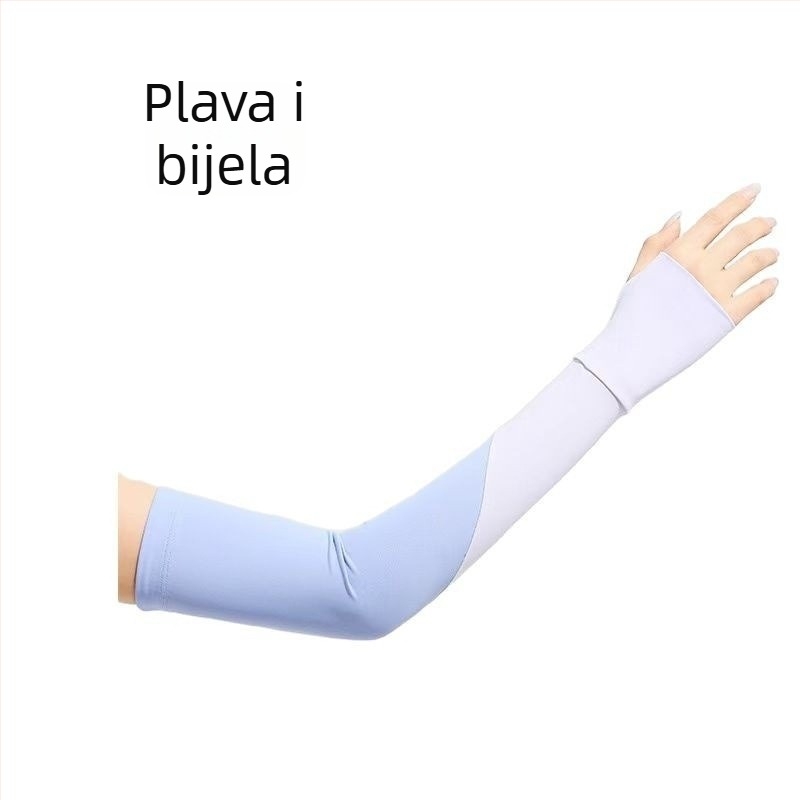 Proširene rukave za zaštitu od sunca - unisex, najlon Ice Silk, mrežasti uzorak, produžena duljina