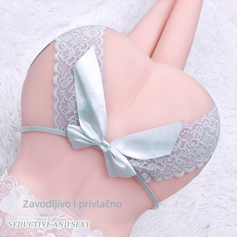 Ženske T-string gaćice s niskim strukom, čipka, bez šavova, 90–95% nylon