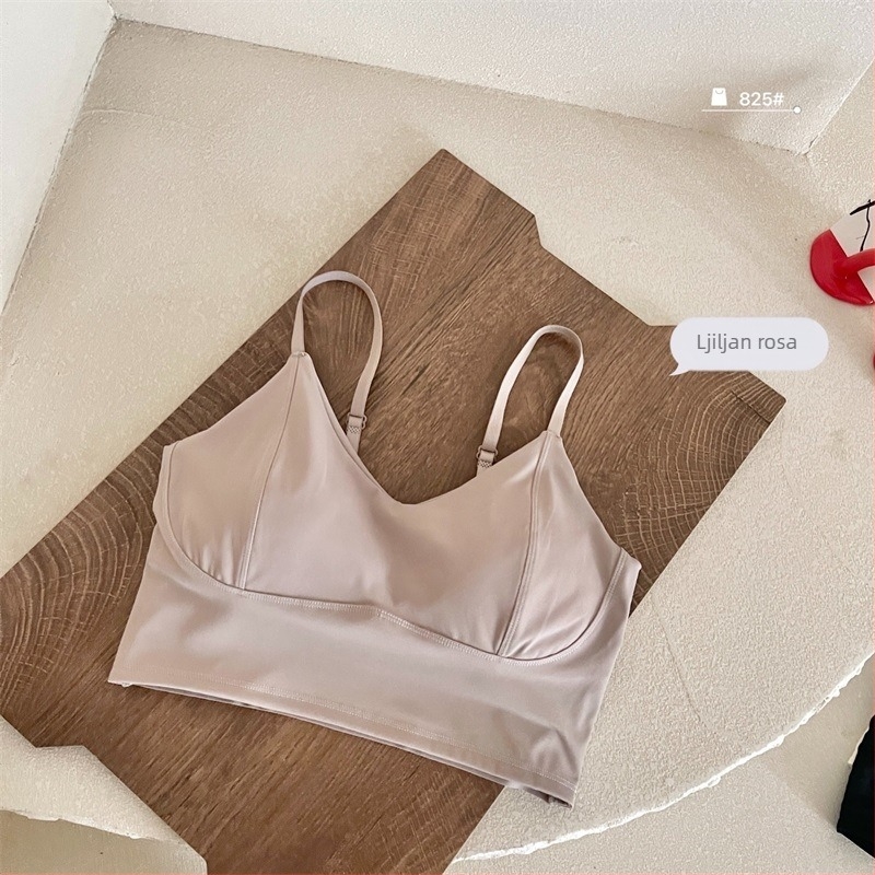Wrap grudnjak / tube top od ice silk, glavna tkanina najlon, prozračan i anti-izlaganje, trokutasti oblik čašica srednjeg kalupa