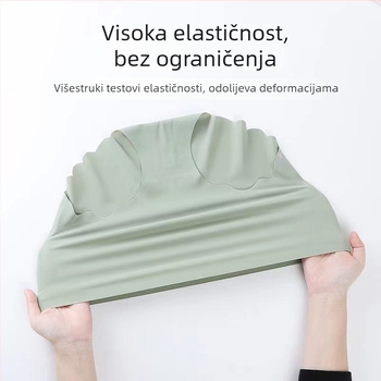 Ice Silk bešavne ženske gaćice s visokim pojasom za oblikovanje tijela i podizanje stražnjice, s antibakterijskom grafen unutarnjom podstavom, veličina plus