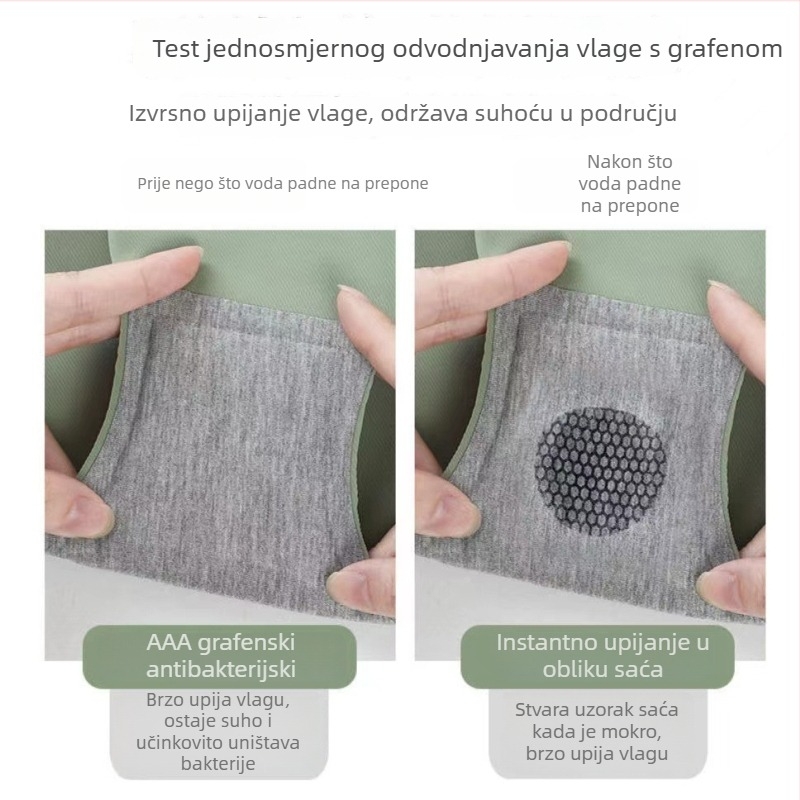 Ice Silk bešavne ženske gaćice s visokim pojasom za oblikovanje tijela i podizanje stražnjice, s antibakterijskom grafen unutarnjom podstavom, veličina plus