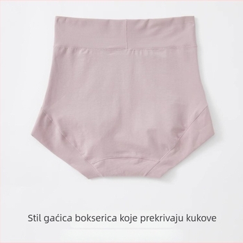 Ženske gaćice od pamuka s visokim strukom, velike veličine, 60 komada, antibakterijski preklop u području prepona, oblikovanje trbuha, podizanje stražnjice