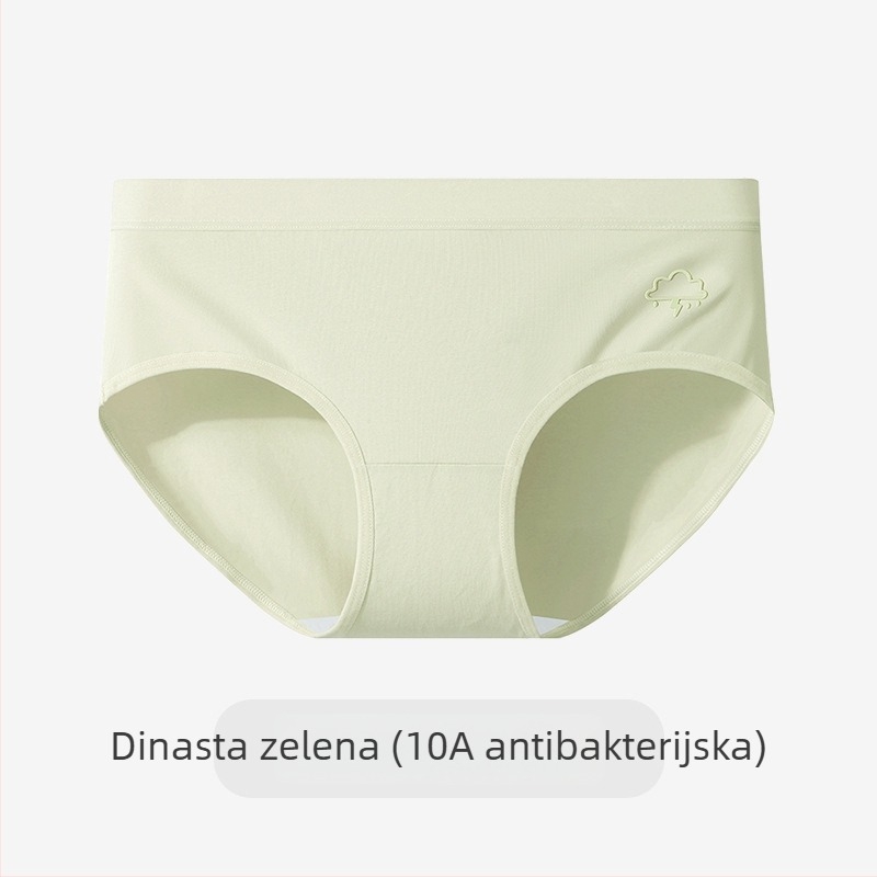 Dječje pamukaste gaćice, antibakterijska podstava u preponama, prozračne i udobne, srednji pojas, jednobojne