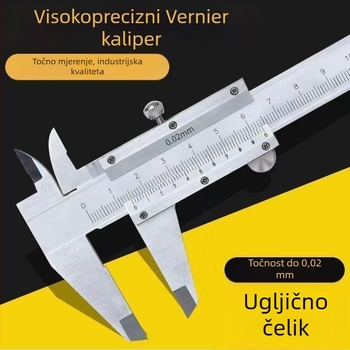 Vernier kaliper, industrijske klase, visoka preciznost, integrirano čelik