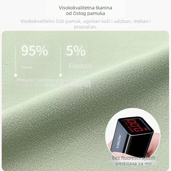 Damske gaćice visokog struka od pamuka, oblikuju trbuh i bokove, udobne, mekane kao oblak, plus veličina