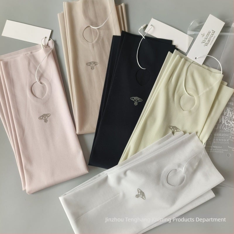 Ženske UV zaštitne rukave od Ice Silk, bezšivne, osvježavajuće, jednobojne