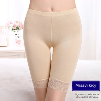 Ženske tanke modal capri leggingi za ljeto, protiv prozirnosti, sigurni kroj, plus veličine