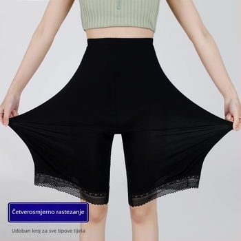 Ženske tanke modal capri leggingi za ljeto, protiv prozirnosti, sigurni kroj, plus veličine