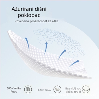 Sutien u stilu veste s čipkom (ultratanka oblikovana čašica, prozračan najlon, prednje kopčanje)