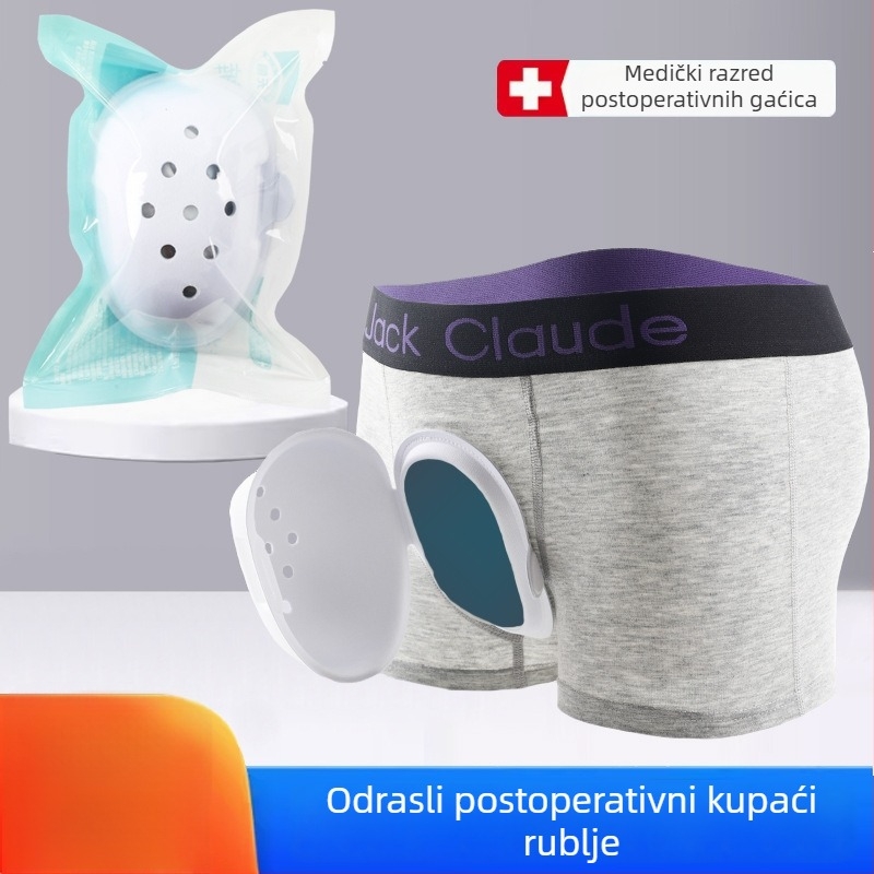 Muške postoperativne gaćice za obrezivanje, s zaštitnim vloškom