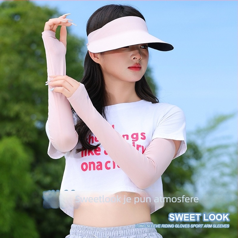 Unisex UV zaštitne rukave od najlona s Ice Silk za ljeto - tanke, termotransfer, gradski commuter stil
