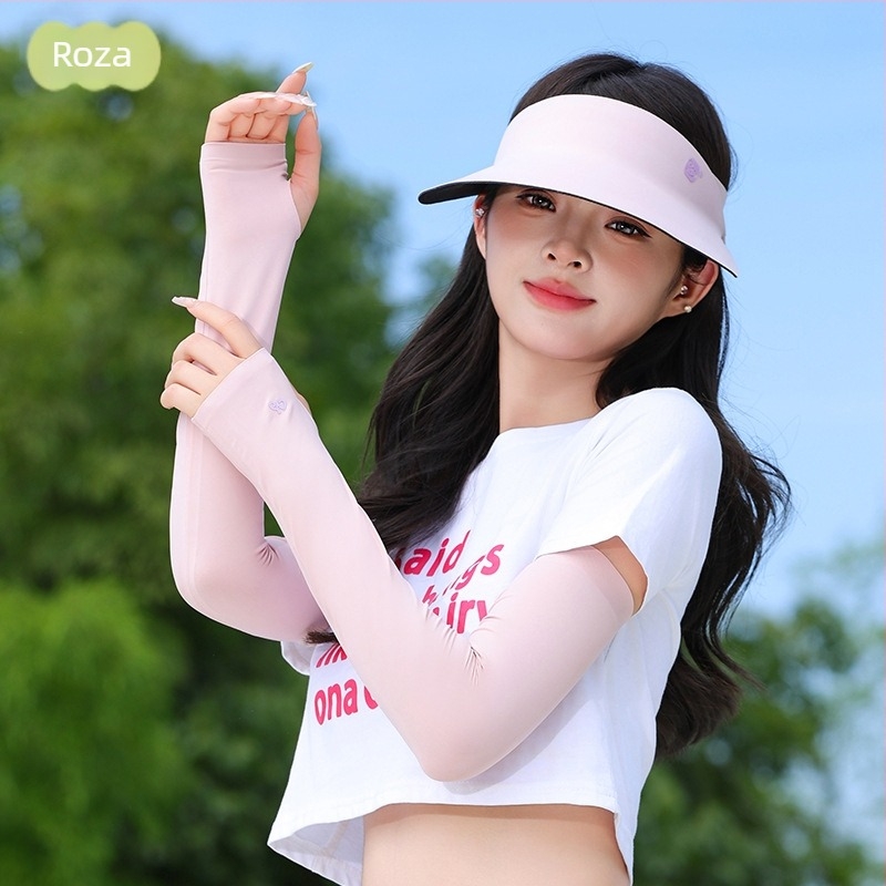 Unisex UV zaštitne rukave od najlona s Ice Silk za ljeto - tanke, termotransfer, gradski commuter stil