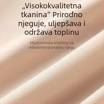 Ženski najlonski termalni set za bazni sloj, izuzetno tanak gornji dio s dugim rukavima i hlače, okrugli izrez, jesen-zima
