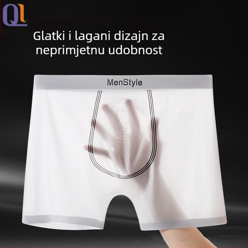 Muške bokserice sa srednjom struku, antibakterijske, prozračne, brzo sušeće, najlonsko pletivo, šifra proizvoda QL-M8060