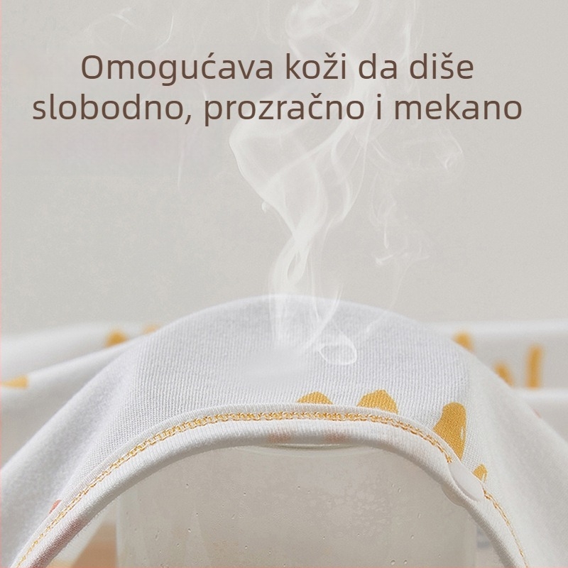 Dječji jednodjelni spavaći komplet od 100% pamuka, korejski stil, za novorođenčad, cijelo godišnje doba