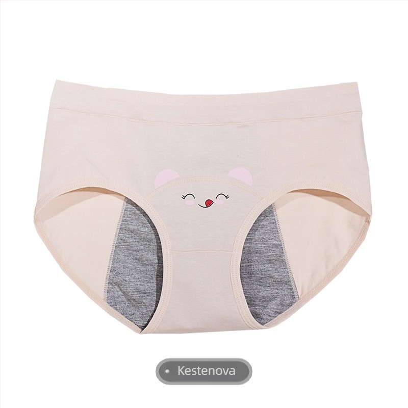 Barney higijenske gaćice za menstruaciju, zaštita od propuštanja, materijal 95% pamuk, podstava 100% pamuk, srednji pojas, za tinejdžerice