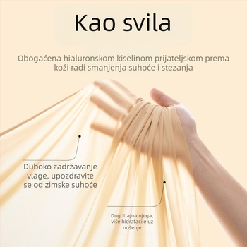 Visokokvalitetni ženski toplinski bazni sloj, velika veličina, hidratizirajuća odjeća s hijaluronskom kiselinom, zimski set donjeg rublja u kutiji