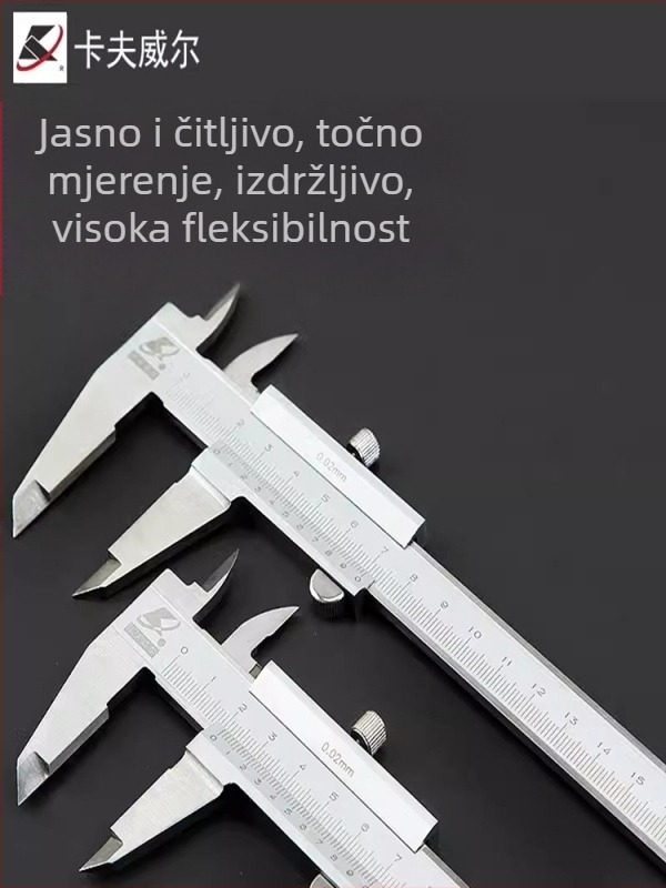Vernier mjerni kaliper 0-150 mm s digitalnim zaslonom – mjerni alat za visinu YB5001A