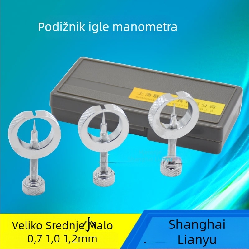 Set od tri alata za vađenje igle iz manometra – dijafragmatski mjerač tlaka, više veličina (veliki/srednji/mali)