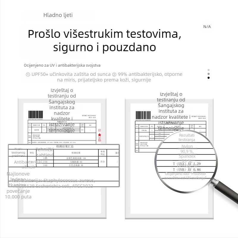Ženski rukavi za zaštitu od sunca s integriranim rukavicama, za vožnju, Ice Silk najlon 81–95%, ljeto 2025