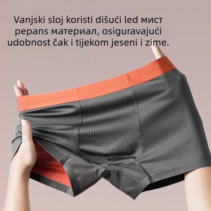 Muške bešivne bokserice od modala, antibakterijske, srednji pojas, bez tragova