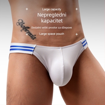 Muške trokutaste gaćice od modala — 90–95% Modal, 50 Count, prozračne, pletene, srednji pojas, preklop oko prepona s 80–90% Spandex