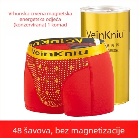VeinKniu Muške bokserice, modalni materijal, glavni udio 90–95% modal, podstava prepona 100% poliester, srednji struk