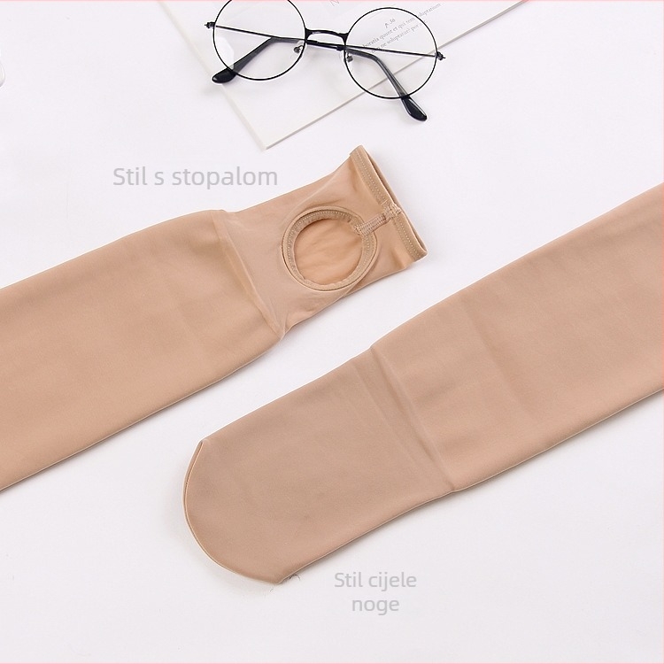 Far East Pantyhose s osjećajem golih nogu, jesen-zima srednje debele, bezšivne 7612