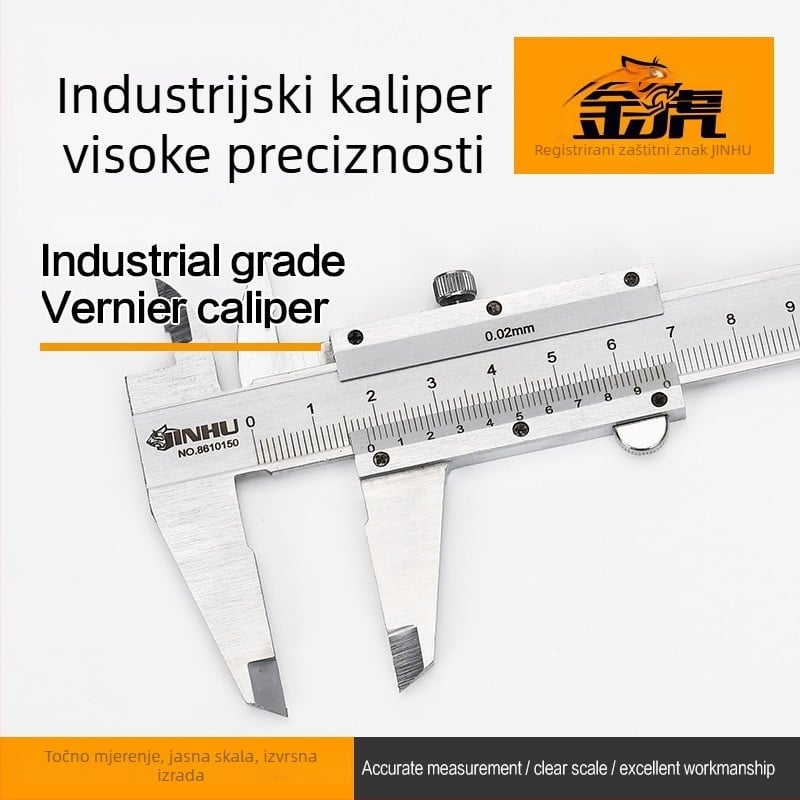 Golden Tiger Vernier kaliper, mehanički indikator, za obradu, paket 50 kom