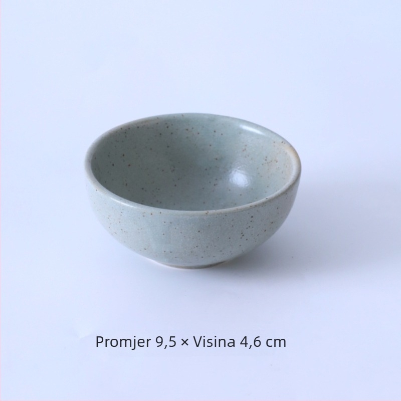 Keramički set posuđa za stol u planinskom stilu, keramički posuđe s pećnom glazrom, četverodijelni set za hot pot i BBQ