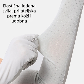 UV zaštićeni predlaktni rukav za ljeto, ice silk najlon 71–80%, originalni dizajn, za vožnju