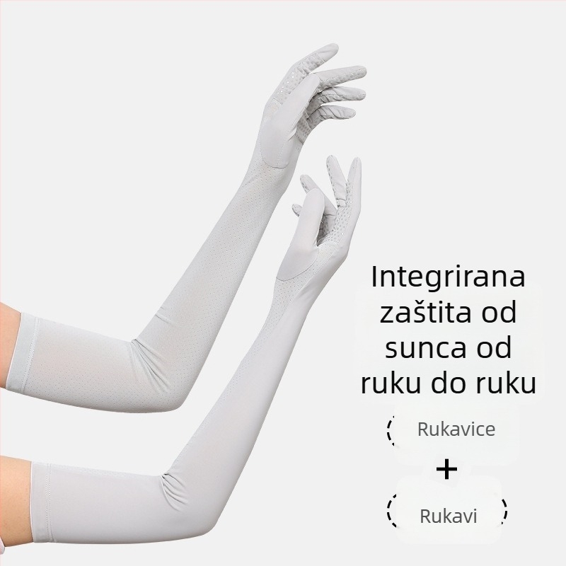 UV zaštićeni predlaktni rukav za ljeto, ice silk najlon 71–80%, originalni dizajn, za vožnju
