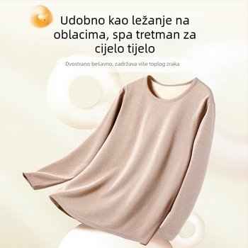De Rong termalno donje rublje za tinejdžere: muška verzija, smjesa vune i svile, komplet s gornjom majicom s dugim rukavima i dugim hlačama za jesen-zimu